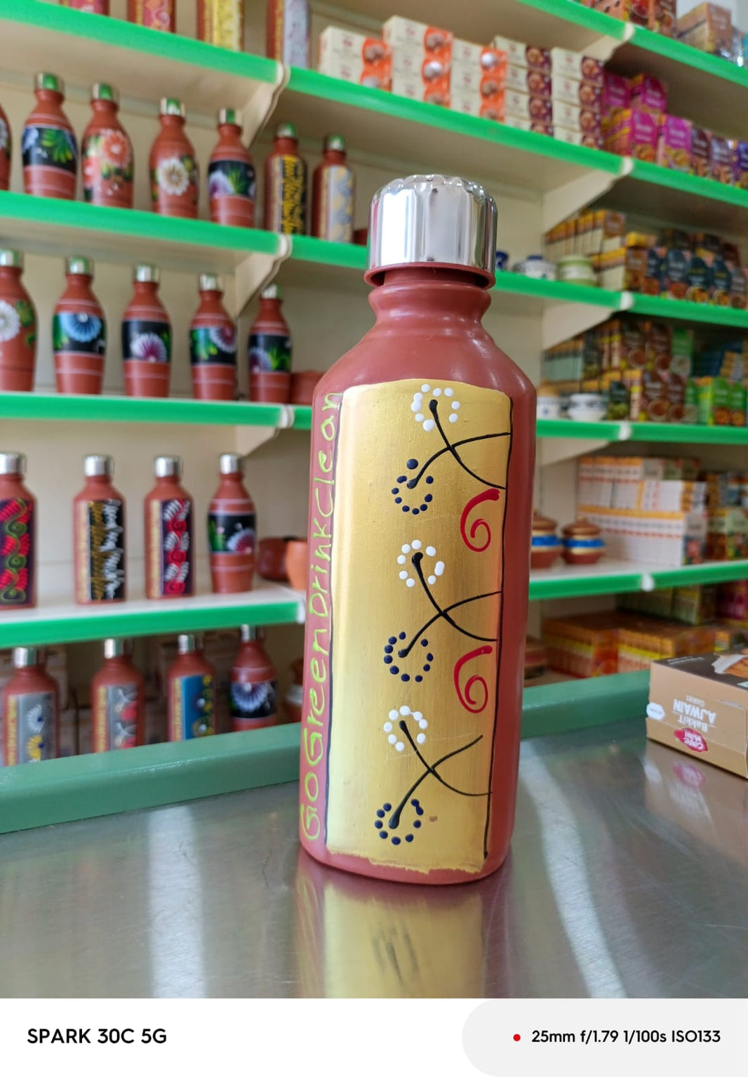 Clay Water Bottle- Prajapati Clay Art
