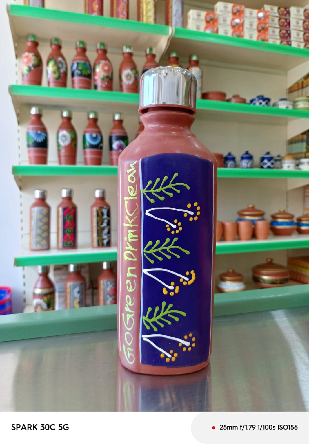 Clay Water Bottle- Prajapati Clay Art