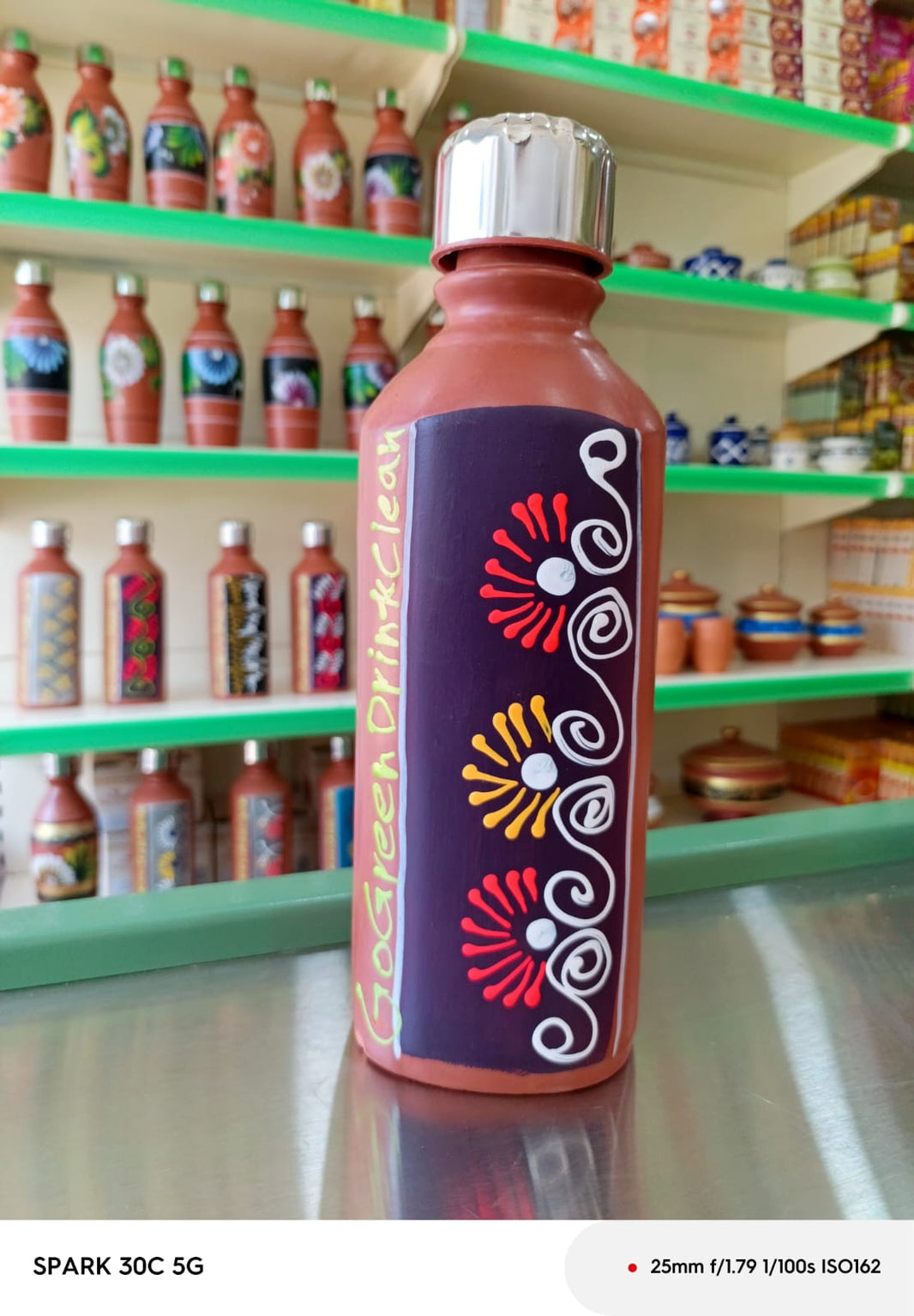 Clay Water Bottle- Prajapati Clay Art