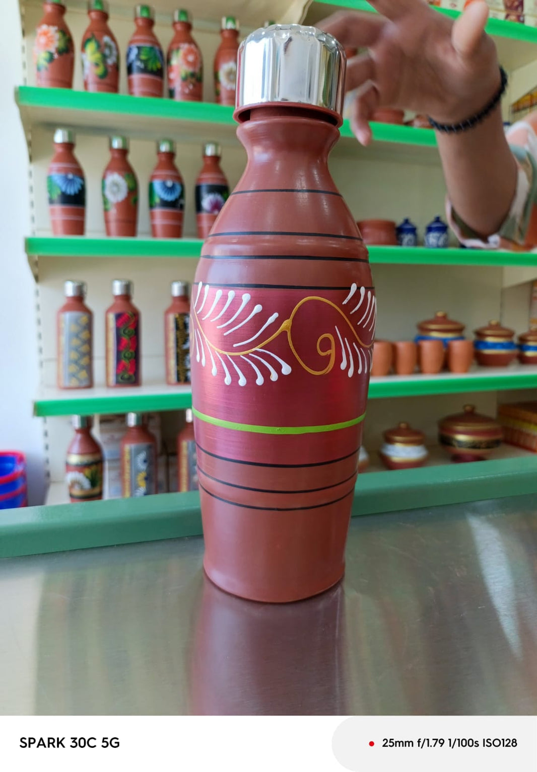 Clay Water Bottle- Prajapati Clay Art