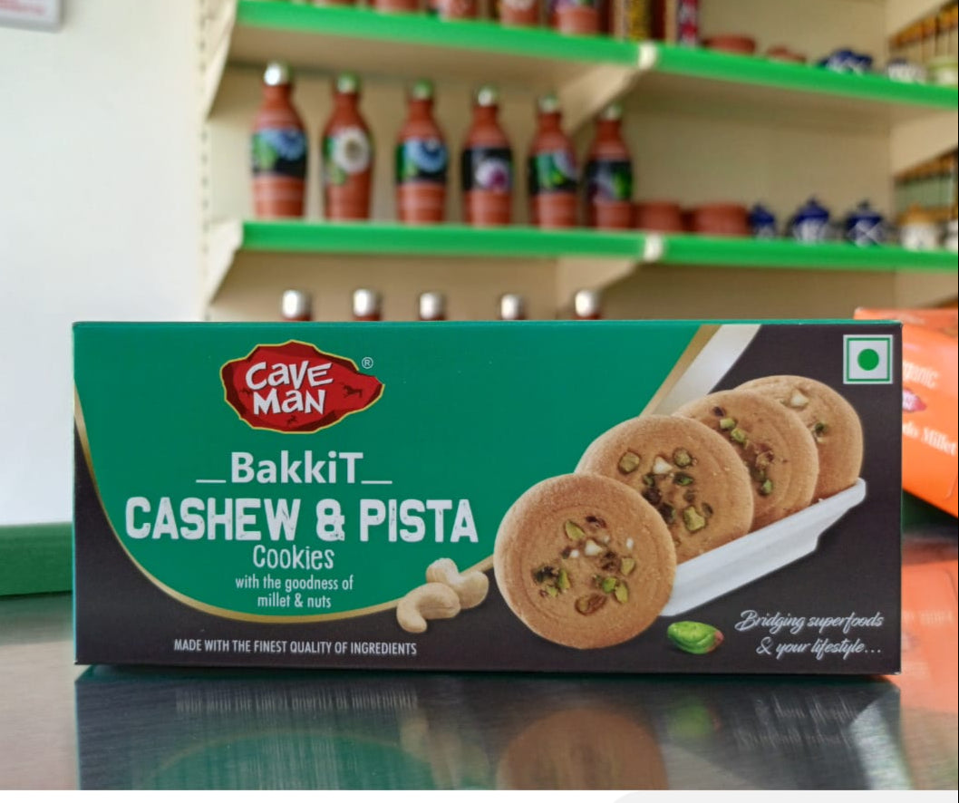 Cashew & Pista Cookies- Cave Man