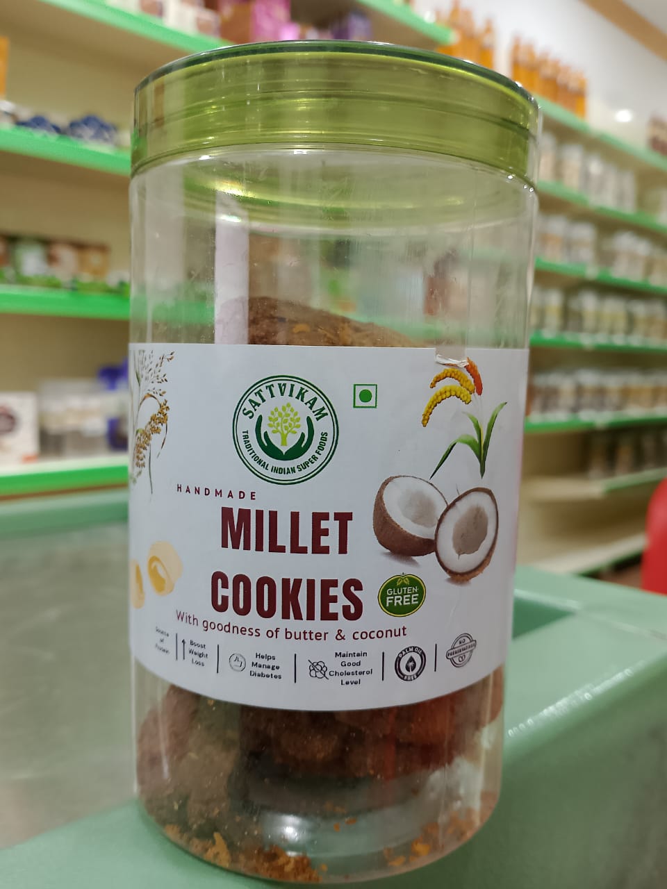 Millet Coconut cookies