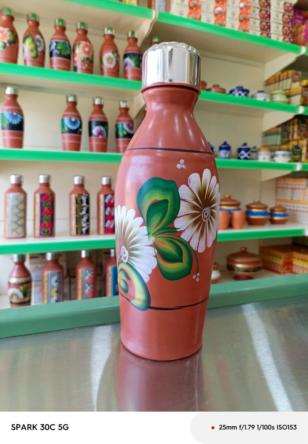 Clay Water Bottle- Prajapati Clay Art