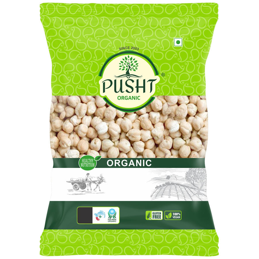 Organic Pusht Kaabuli Chana 500 Gm