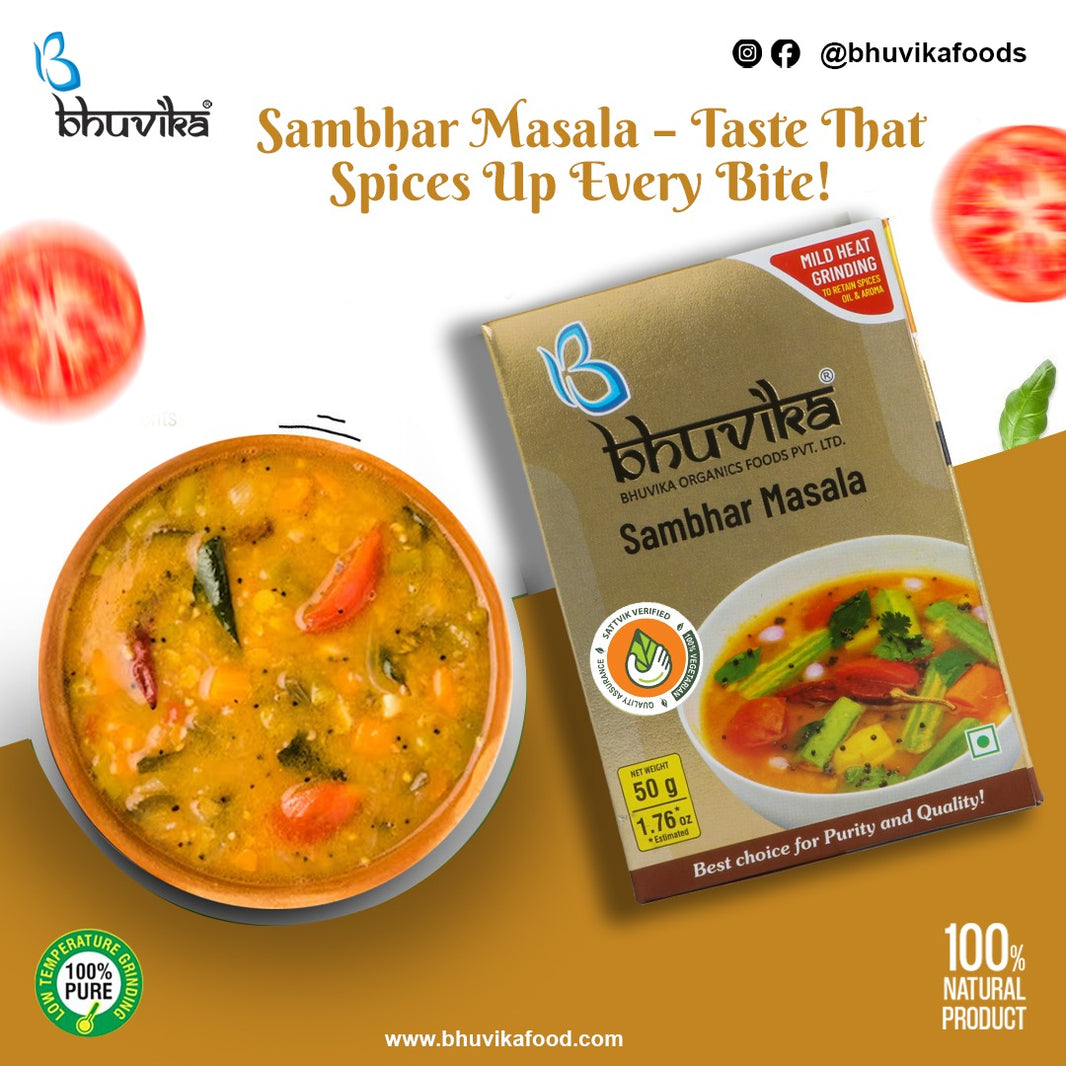 Sambhar Masala - Bhuvika Organics