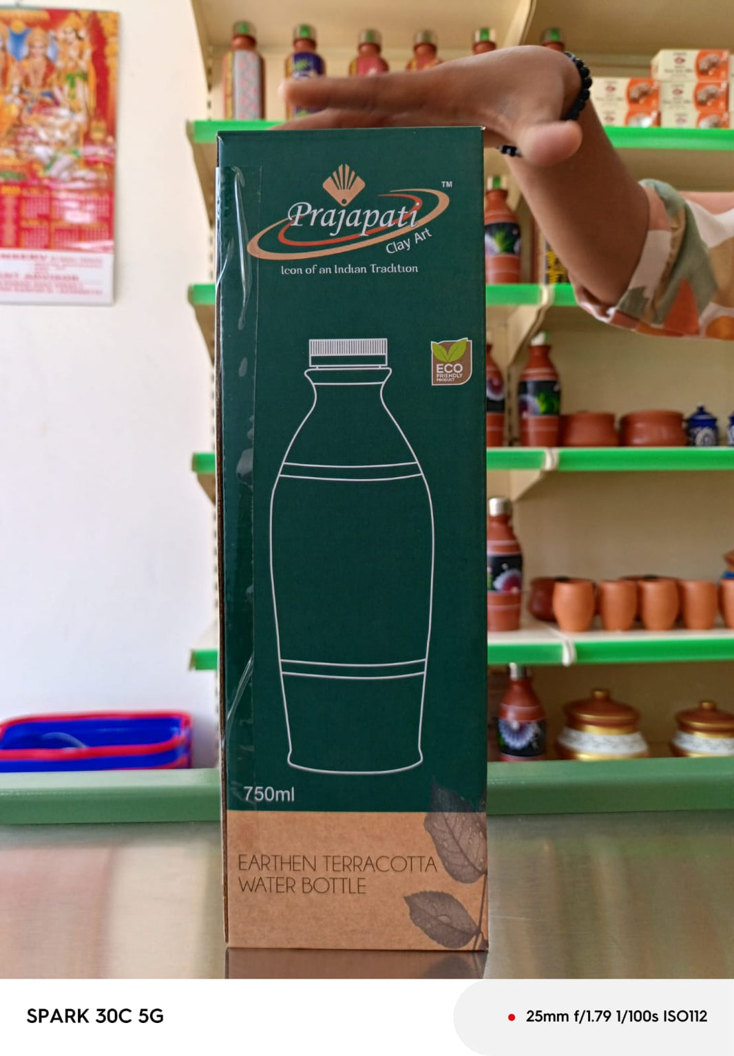Clay Water Bottle- Prajapati Clay Art