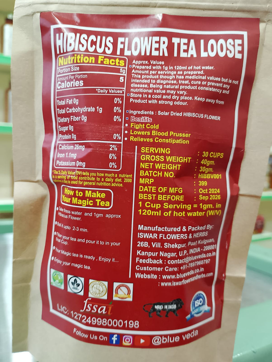 Hibiscus FLower tea